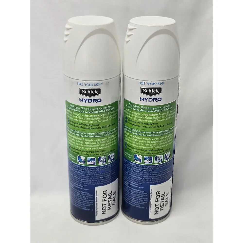 Schick Hydro Sensitive Skin Shaving Gel 8.4 oz /  238 g Set of 2 Soothing Men's